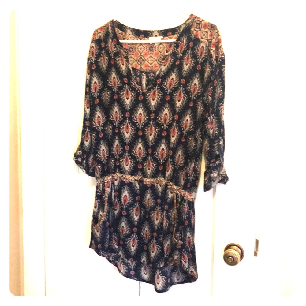 Boho style tunic, never worn! NWOT